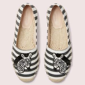 Kate Spade Zebra Espadrilles